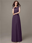 Unique Sweetheart Sleeveless A-line Floor-Length Bridesmaid Dresses