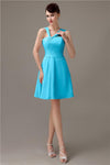 Simple A-line Knee-length Chiffon Bridesmaid Dresses