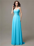 Pretty Sweetheart Chiffon A-line Floor-Length Bridesmaid Dresses