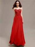 Sweetheart Long A-Line Bridesmaid Dresses