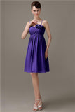 Spaghetti Straps A-line Sweetheart Chiffon Bridesmaid Dresses