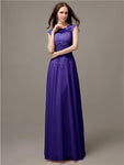 Unique Sweetheart Sleeveless A-line Floor-Length Bridesmaid Dresses