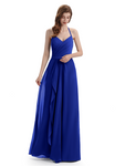 Charming Halter V-neck Floor Lenght Bridesmaid Dresses