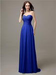 Pretty Sweetheart Chiffon A-line Floor-Length Bridesmaid Dresses