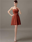 Sweetheart Short A-Line Bridesmaid Dresses