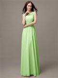 Unique Sweetheart Sleeveless A-line Floor-Length Bridesmaid Dresses