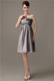 Spaghetti Straps A-line Sweetheart Chiffon Bridesmaid Dresses