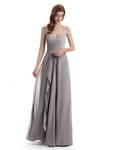 Charming Halter V-neck Floor Lenght Bridesmaid Dresses