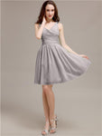 V-Neck Short A-Line Bridesmaid Dresses