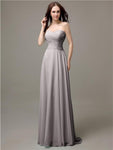 Pretty Sweetheart Chiffon A-line Floor-Length Bridesmaid Dresses