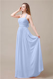 Elegant Hatler A-line Chiffon Floor-Length Bridesmaid Dresses