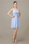 Popular  Chiffon Sweetheart Knee-Length Bridesmaid Dresses