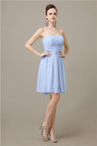 Popular  Chiffon Sweetheart Knee-Length Bridesmaid Dresses