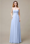 Charming A-line Sweetheart Sleeveless Floor-Length Bridesmaid Dresses