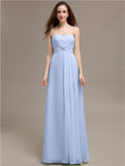 Simple Sweetheart Sleeveless A-line Floor-Length Bridesmaid Dresses