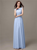 Unique Sweetheart Sleeveless A-line Floor-Length Bridesmaid Dresses