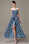 Charming A-line Chiffon Sweetheart Sexy Slit Bridesmaid Dresses