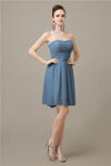 Popular  Chiffon Sweetheart Knee-Length Bridesmaid Dresses