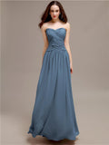 Sweetheart Long A-Line Bridesmaid Dresses