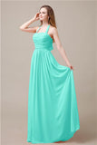 Elegant Hatler A-line Chiffon Floor-Length Bridesmaid Dresses