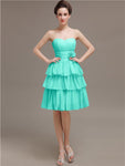 Sweetheart Pleats A-line Short Bridesmaid Dresses