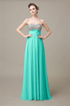 Popular Sweetheart Sequins A-line Floor-Length Bridesmaid Dresses