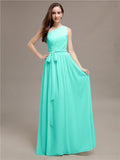 Beautiful A-line One-Shoulder Sleeveless Floor-Length Bridesmaid Dresses