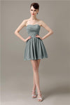 Popular Chiffon A-line Sweetheart Mini Bridesmaid Dresses