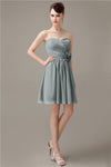 Fashion Sweetheart A-line Chiffon Knee-length Bridesmaid Dresses