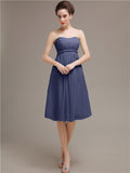 Sweetheart Knee-Length A-Line Bridesmaid Dresses