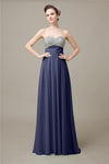 Popular Sweetheart Sequins A-line Floor-Length Bridesmaid Dresses