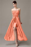 Charming A-line Chiffon Sweetheart Sexy Slit Bridesmaid Dresses