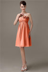 Spaghetti Straps A-line Sweetheart Chiffon Bridesmaid Dresses