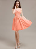 V-Neck Short A-Line Bridesmaid Dresses