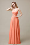 Pretty Chiffon A-line Sweetheart Floor-Length Bridesmaid Dresses