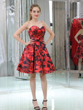 Sweetheart A-Line Unique Deisgn Lovely Homecoing Dresses LMX1174
