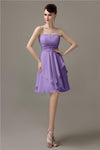 Sweetheart Chiffon A-line Knee-Length Bridesmaid Dresses