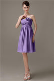 Spaghetti Straps A-line Sweetheart Chiffon Bridesmaid Dresses