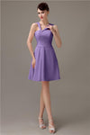 Simple A-line Knee-length Chiffon Bridesmaid Dresses