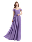 Simple A-line Chiffon Spaghetti Straps Bridesmaid Dresses