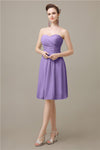 Simple Sweetheart A-line Knee-Length Bridesmaid Dresses