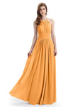 Charming Halter Floor Length Bridesmaid Dresses