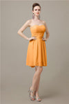 Popular  Chiffon Sweetheart Knee-Length Bridesmaid Dresses