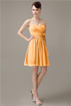 Fashion Sweetheart A-line Chiffon Knee-length Bridesmaid Dresses