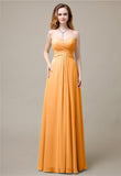 Charming A-line Sweetheart Sleeveless Floor-Length Bridesmaid Dresses