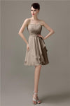 Sweetheart Chiffon A-line Knee-Length Bridesmaid Dresses