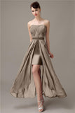 Charming A-line Chiffon Sweetheart Sexy Slit Bridesmaid Dresses