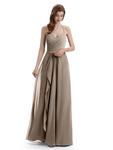 Charming Halter V-neck Floor Lenght Bridesmaid Dresses