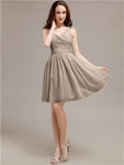 V-Neck Short A-Line Bridesmaid Dresses