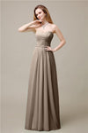 Pretty Chiffon A-line Sweetheart Floor-Length Bridesmaid Dresses